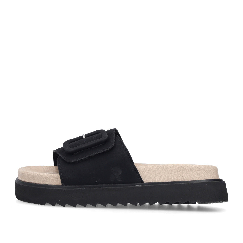 detail Dámské nazouváky RIEKER V5650-00 černá S6