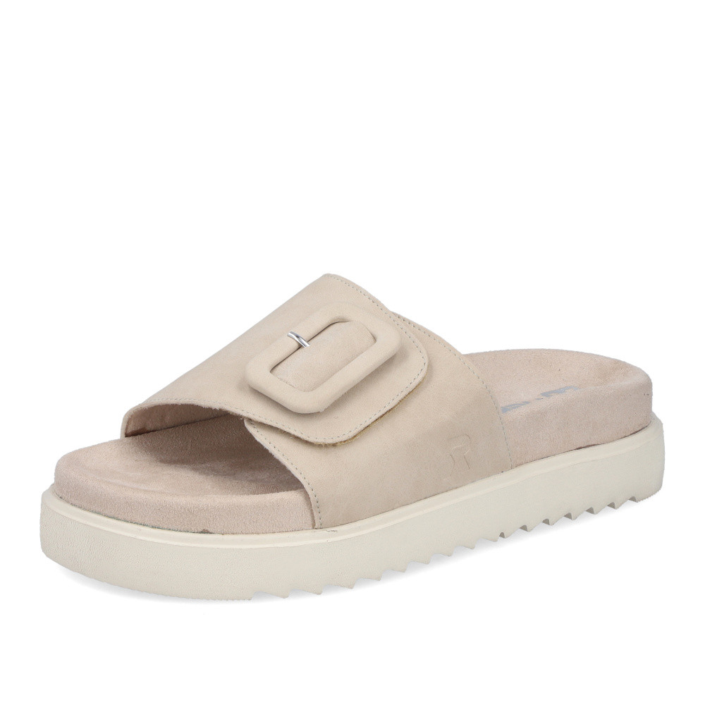 detail Dámské nazouváky RIEKER V5650-62 béžová S6