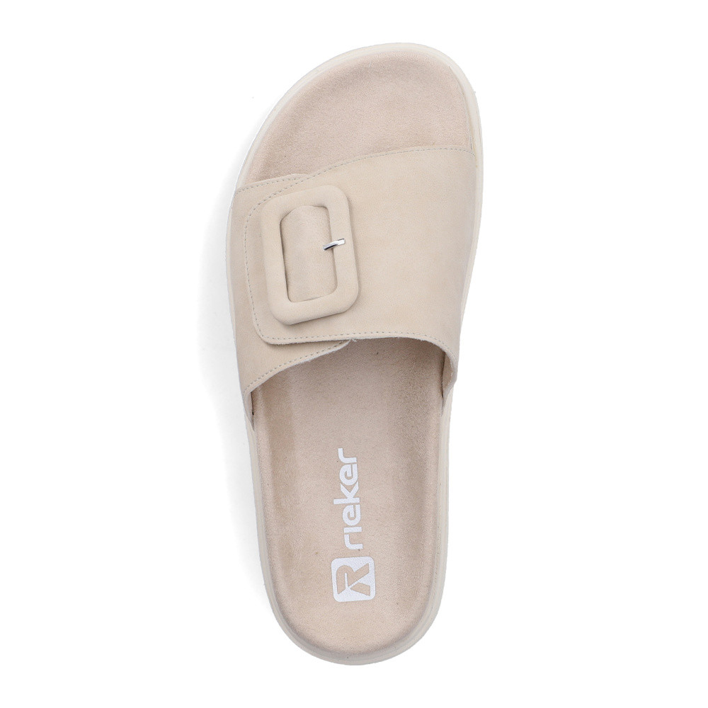 detail Dámské nazouváky RIEKER V5650-62 béžová S6