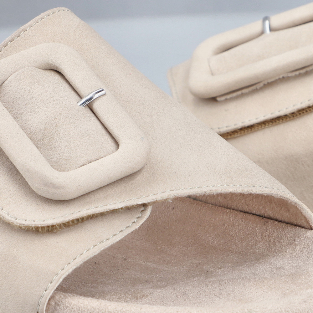 detail Dámské nazouváky RIEKER V5650-62 béžová S6