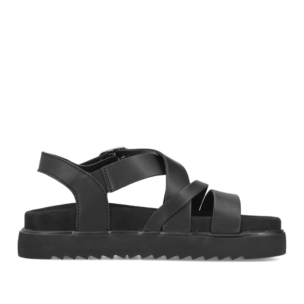 detail Dámské sandály RIEKER V5663-00 černá S6