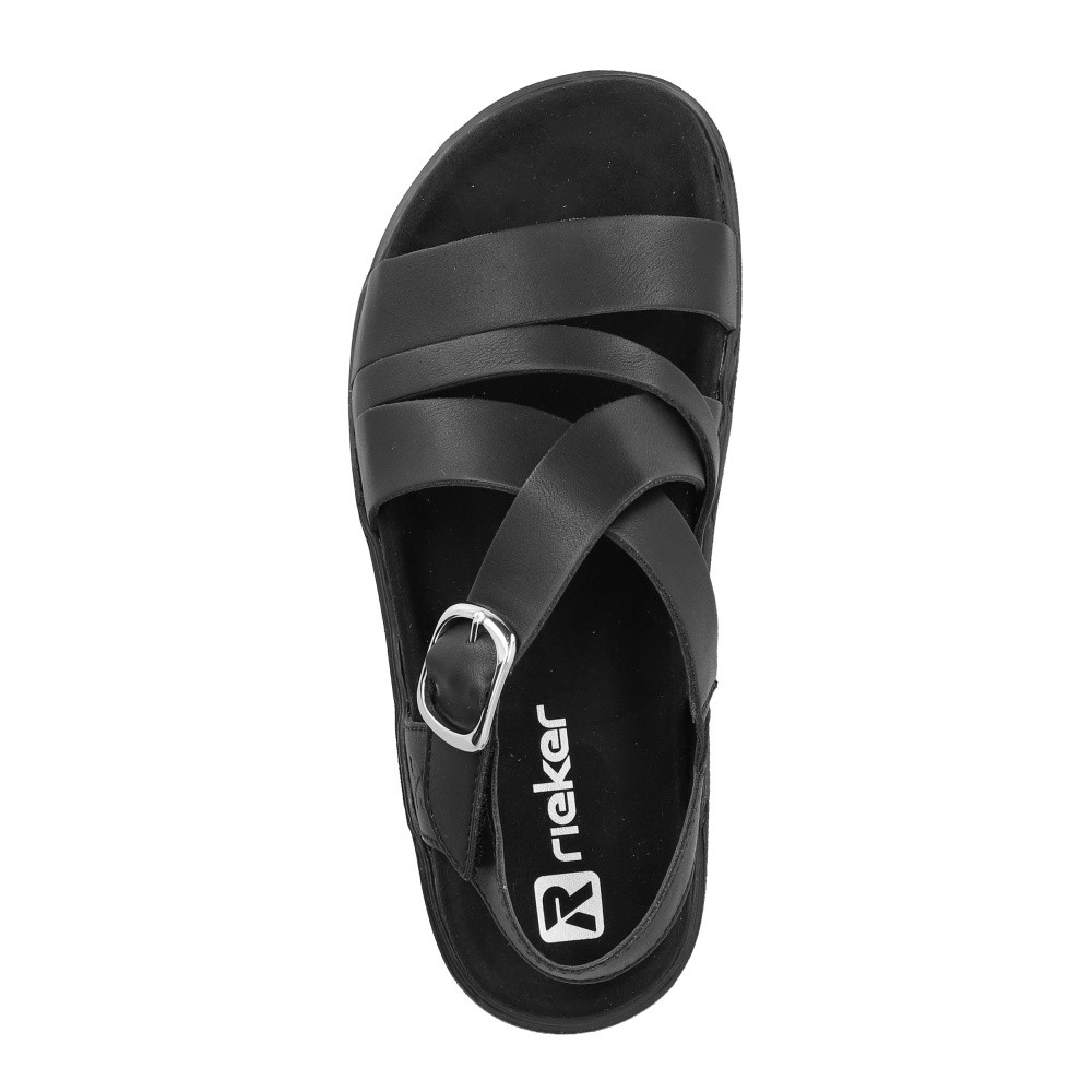 detail Dámské sandály RIEKER V5663-00 černá S6