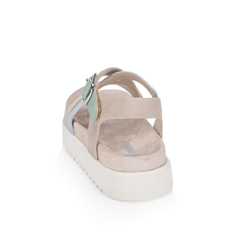 detail Dámské sandály RIEKER V5663-60 béžová S6