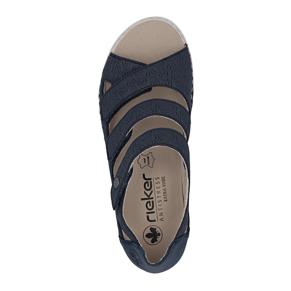 detail Dámské sandály RIEKER V7451-14 modrá S6