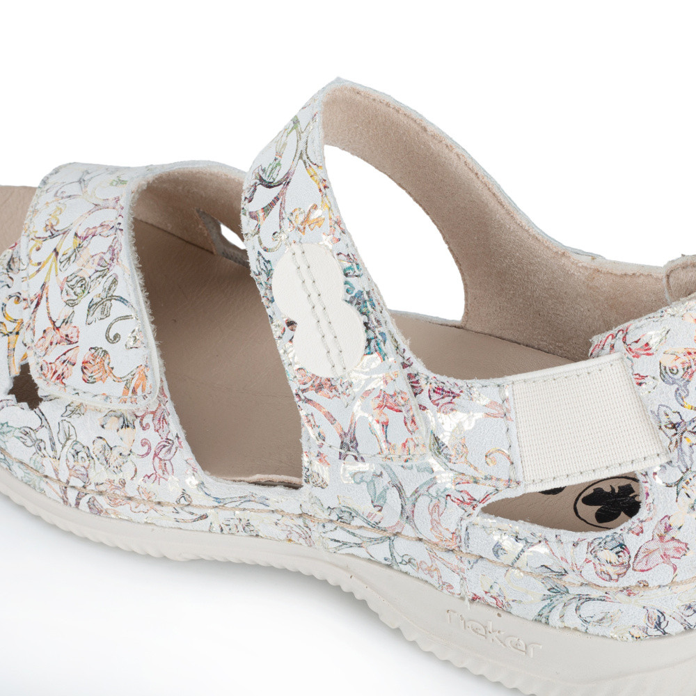 detail Dámské sandály RIEKER V7474-90 šedá S6