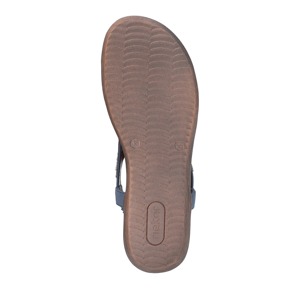 detail Dámské sandály RIEKER V7561-14 modrá S6