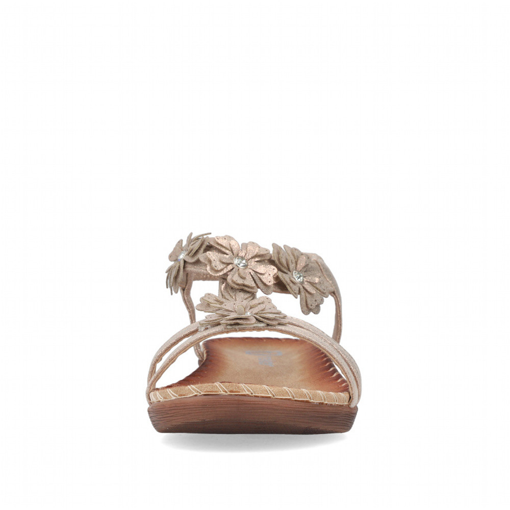 detail Dámské sandály RIEKER V7573-90 zlatá S6