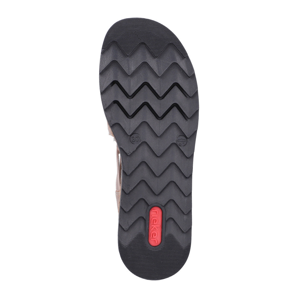 detail Dámské sandály RIEKER V7972-60 béžová S6