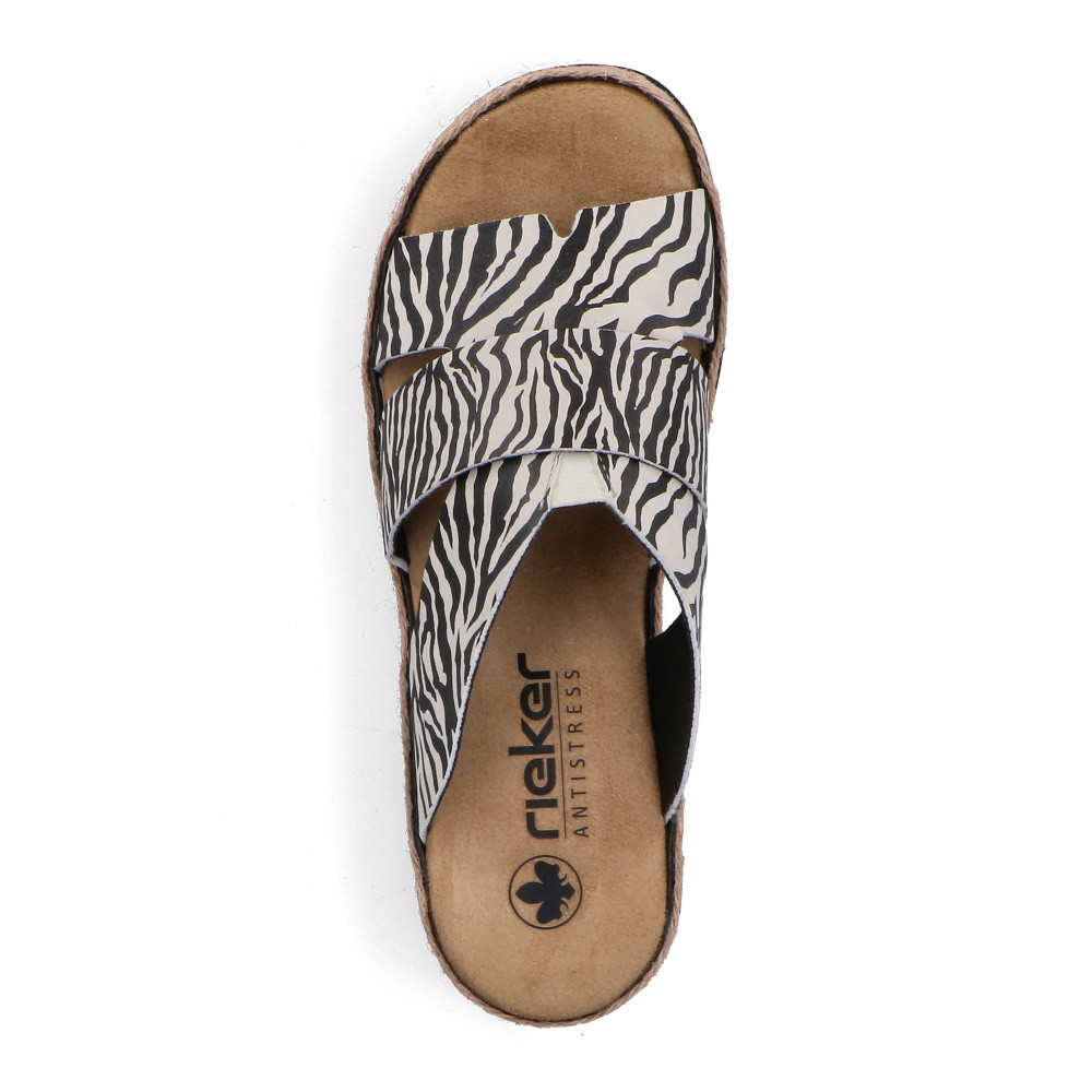 detail Dámské nazouváky RIEKER V7989-91 béžová S6