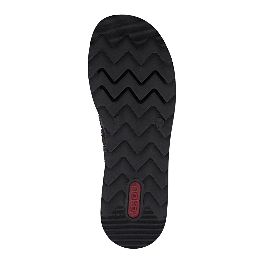 detail Dámské nazouváky RIEKER V7992-24 hnědá S6