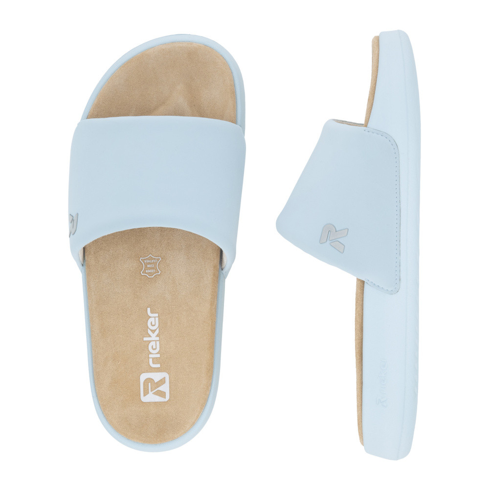 detail Dámské nazouváky RIEKER W3250-12 modrá S6