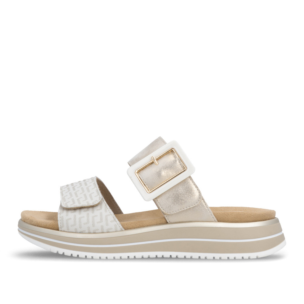 detail Dámské nazouváky REMONTE D1J61-90 zlatá S6