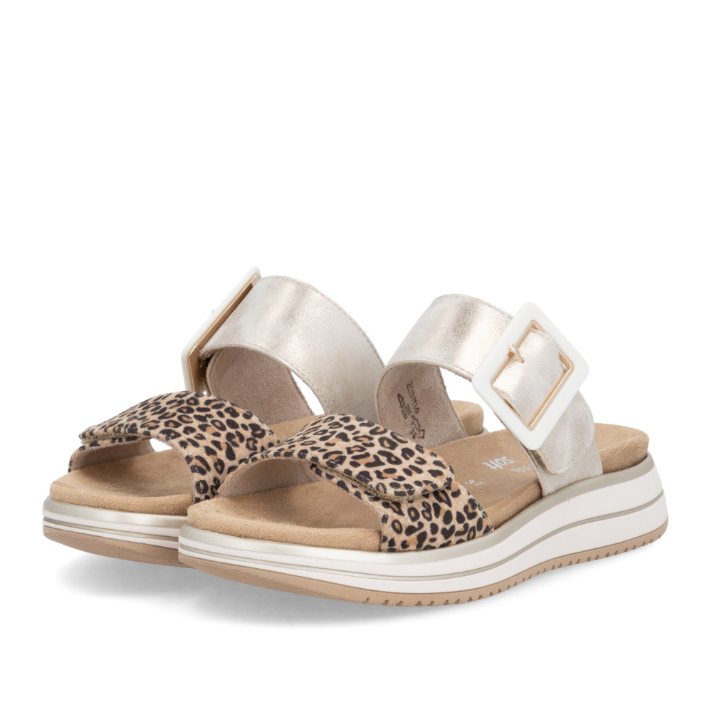 detail Dámské nazouváky REMONTE D1J61-91 zlatá S6