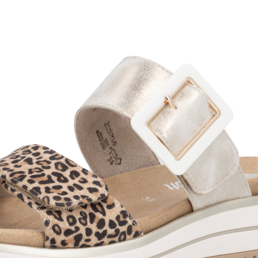 detail Dámské nazouváky REMONTE D1J61-91 zlatá S6