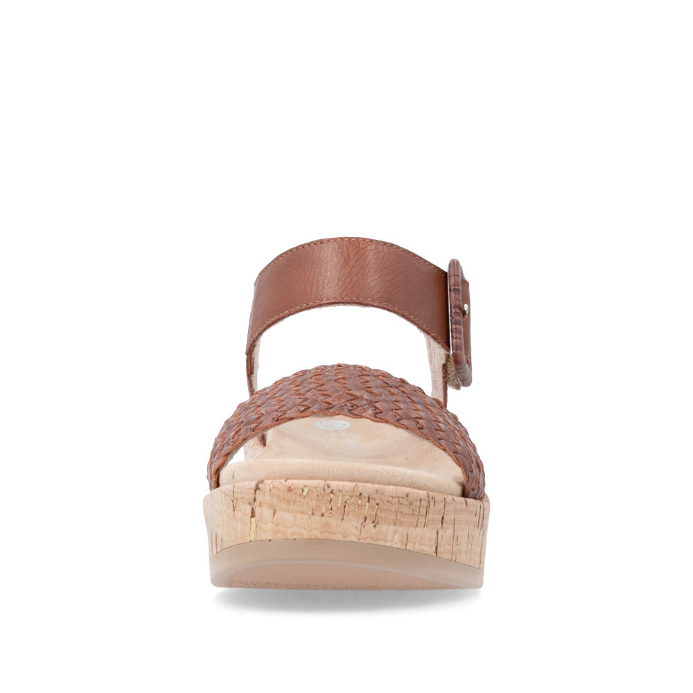 detail Dámské sandály REMONTE D1N56-24 hnědá S6