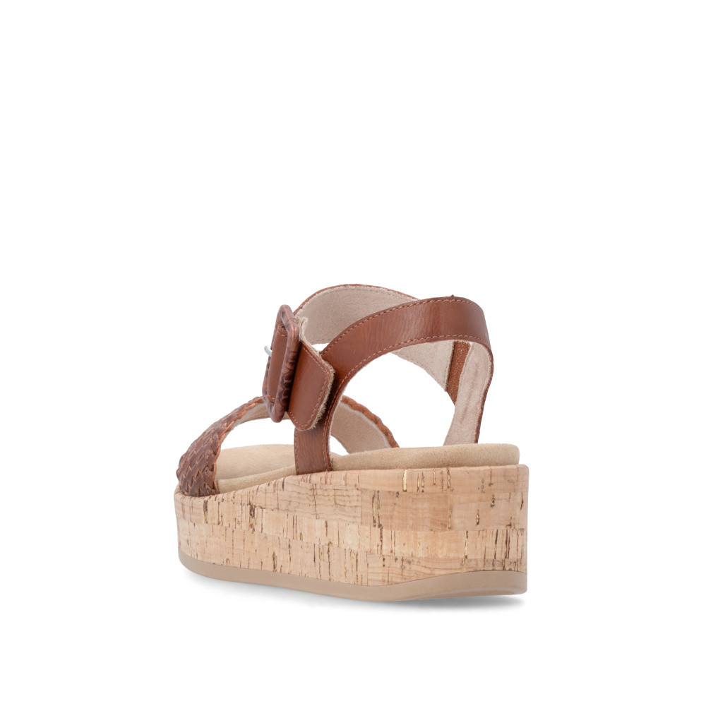 detail Dámské sandály REMONTE D1N56-24 hnědá S6