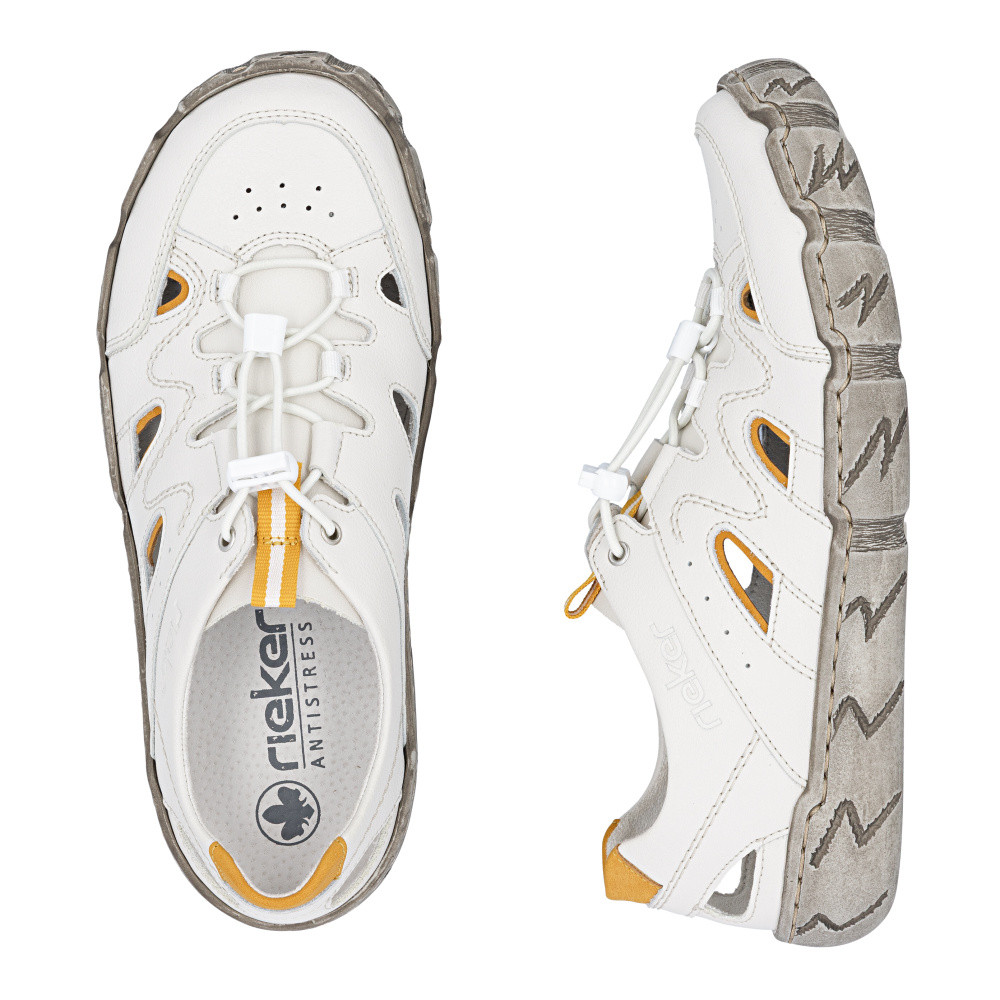 detail Dámské polobotky RIEKER L0381-80 béžová S6