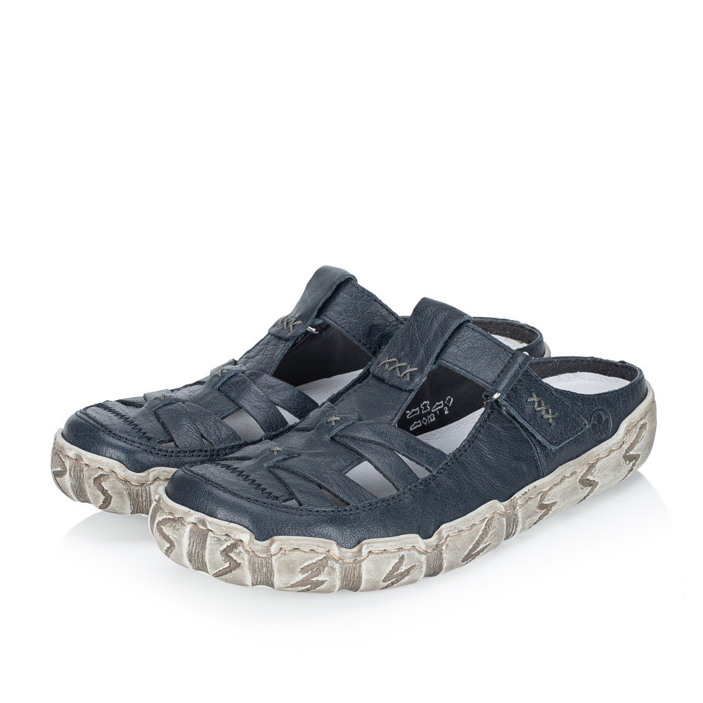 detail Dámské nazouváky RIEKER L0396-14 modrá S6