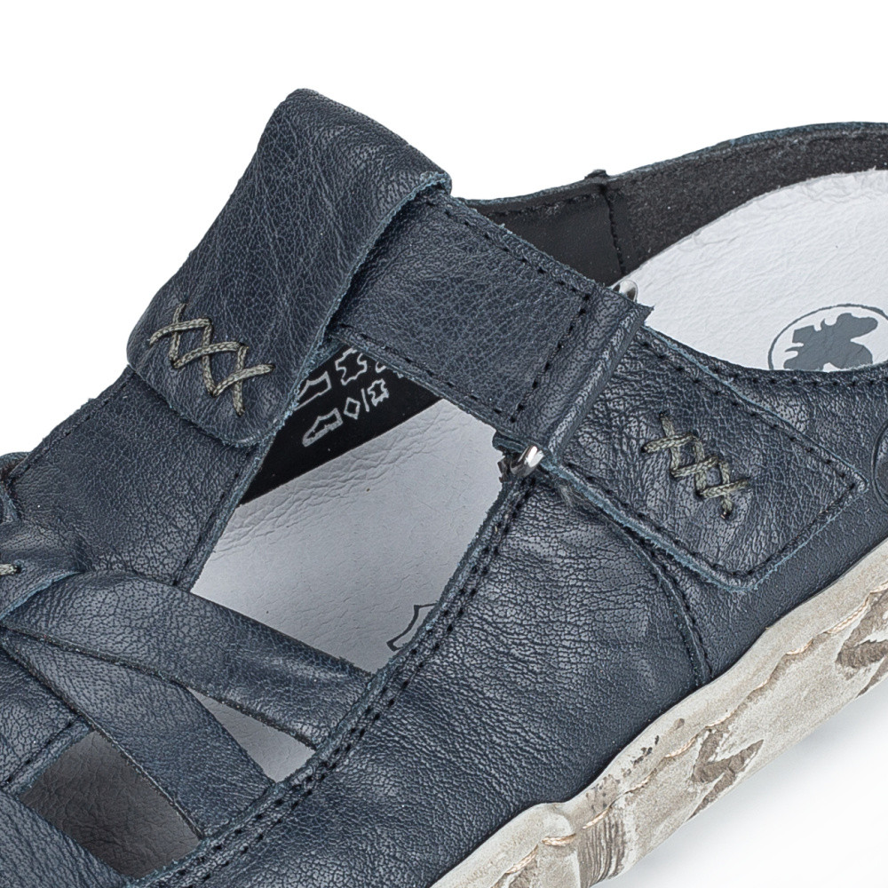 detail Dámské nazouváky RIEKER L0396-14 modrá S6