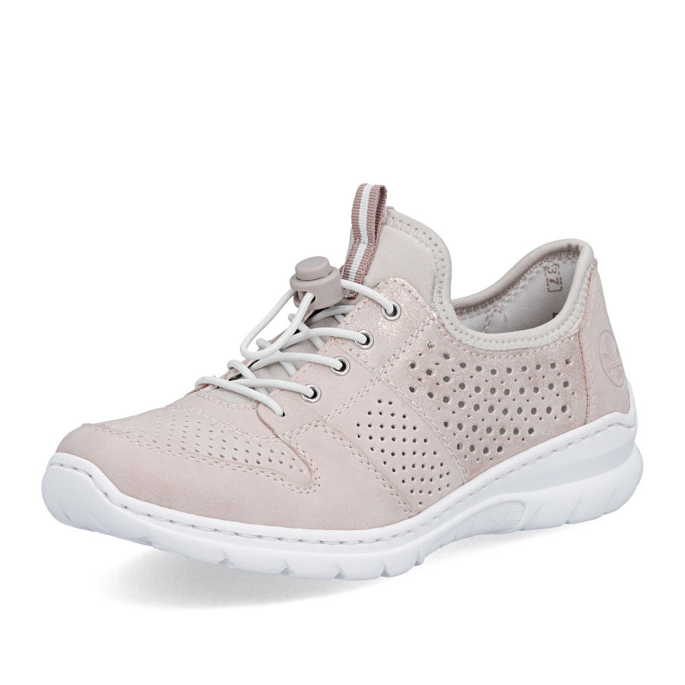 detail Dámské polobotky RIEKER L3254-32 růžová S6