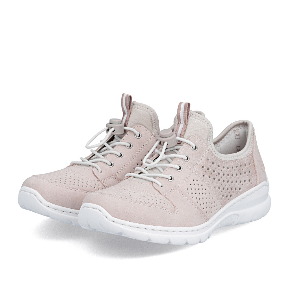 detail Dámské polobotky RIEKER L3254-32 růžová S6