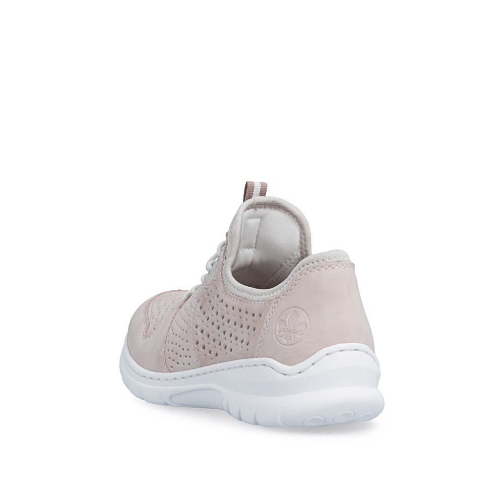 detail Dámské polobotky RIEKER L3254-32 růžová S6