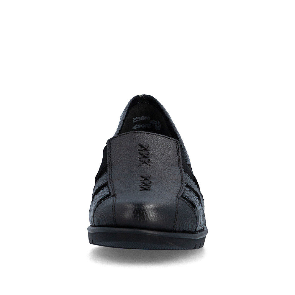 detail Dámské mokasíny RIEKER L5358-00 černá S6