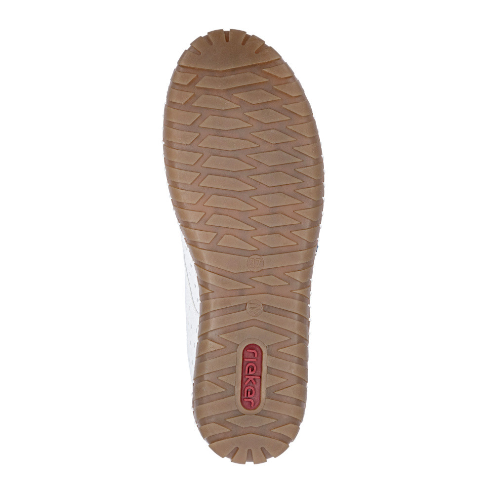 detail Dámské polobotky RIEKER M2801-80 bílá S6