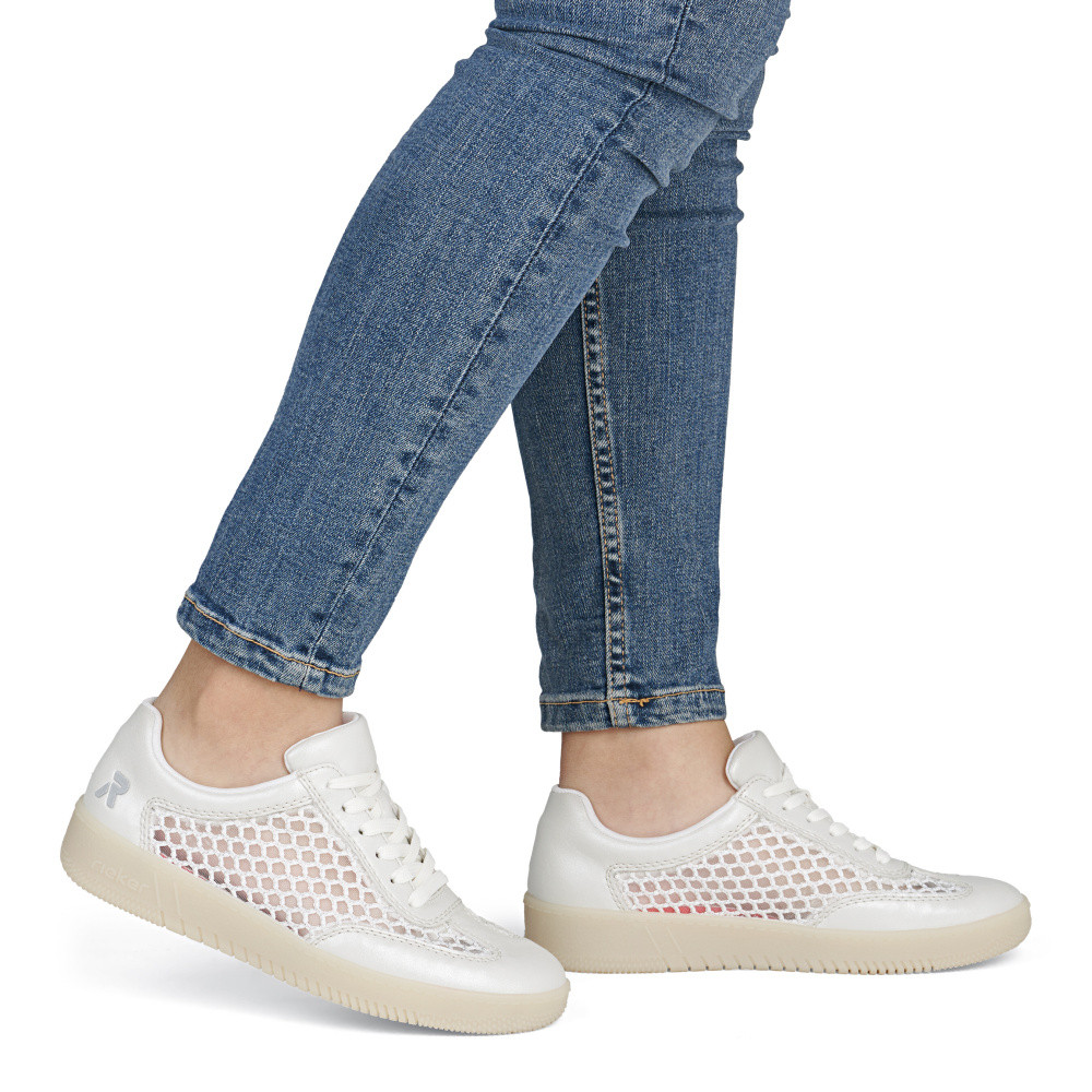 detail Dámské tenisky RIEKER M5521-90 šedá S6