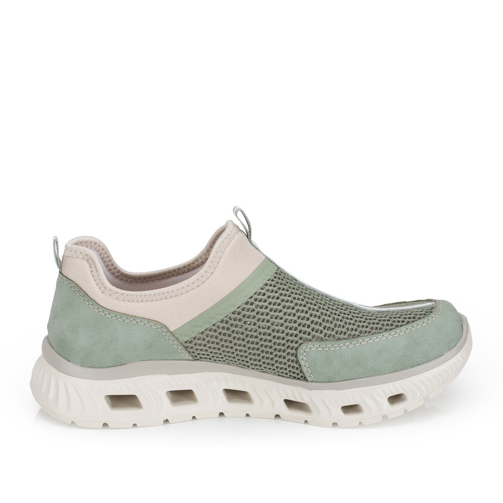 detail Dámské tenisky RIEKER M6077-52 zelená S6