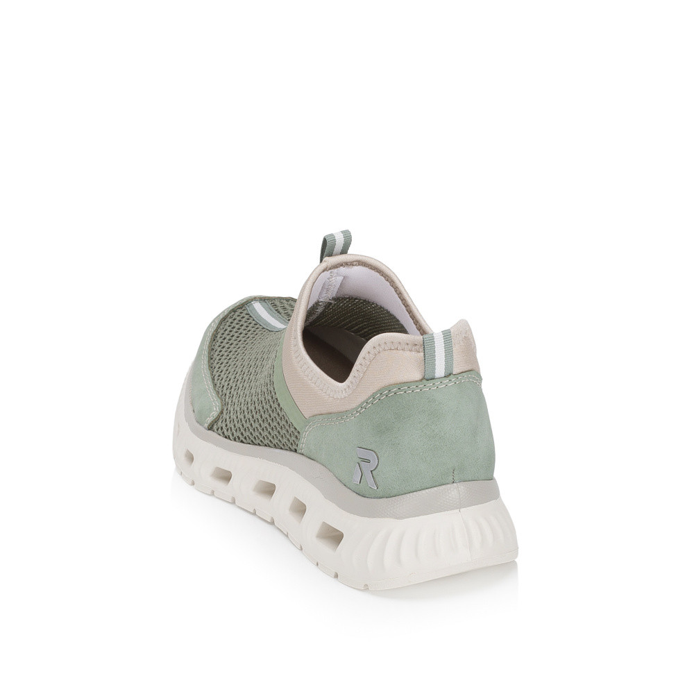 detail Dámské tenisky RIEKER M6077-52 zelená S6