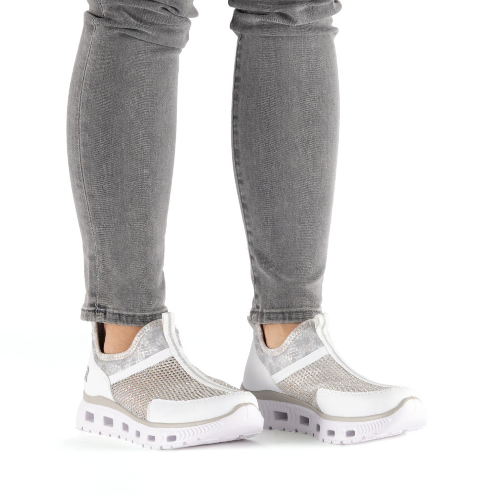 detail Dámské tenisky RIEKER M6077-80 bílá S6