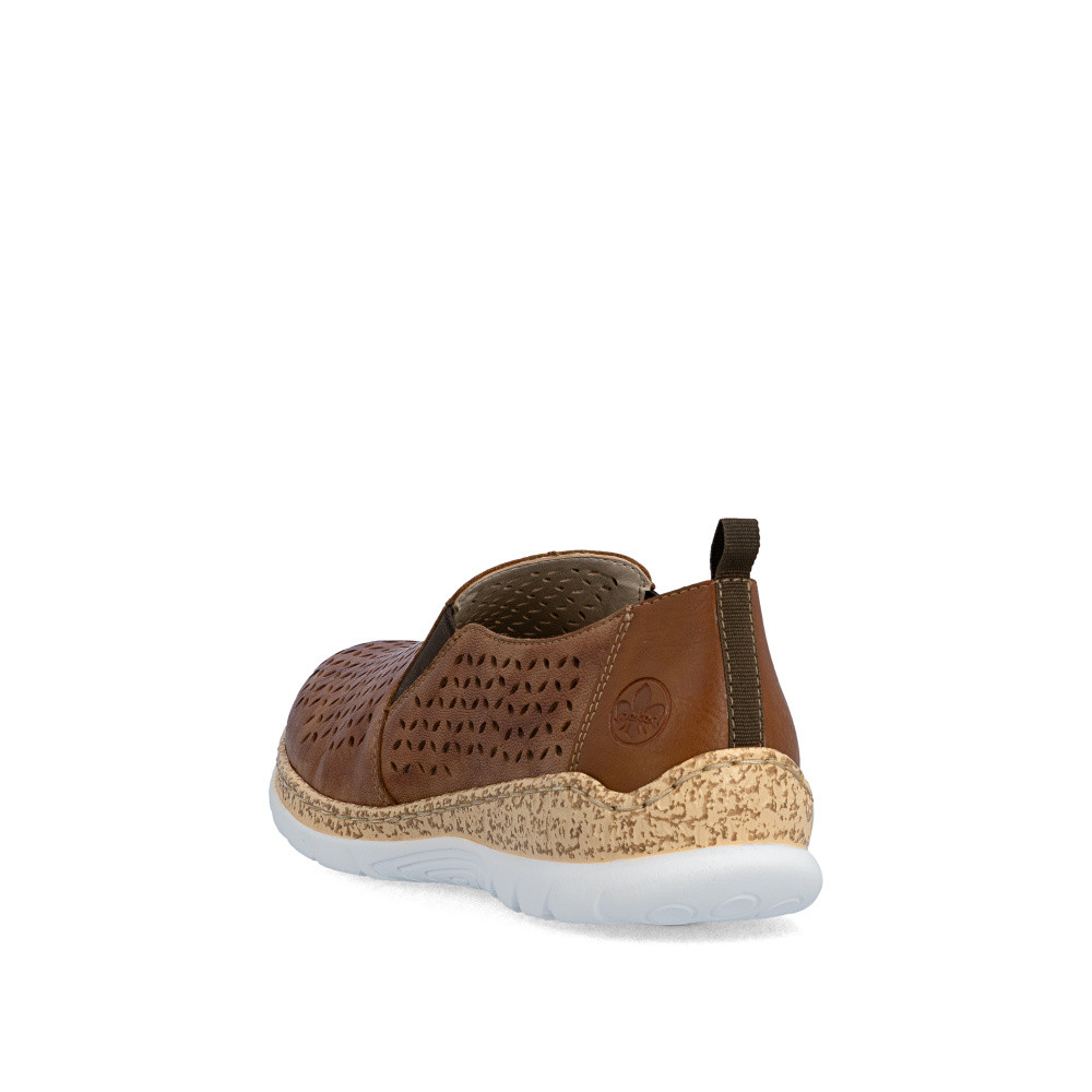 detail Dámské mokasíny RIEKER N4251-22 hnědá S6