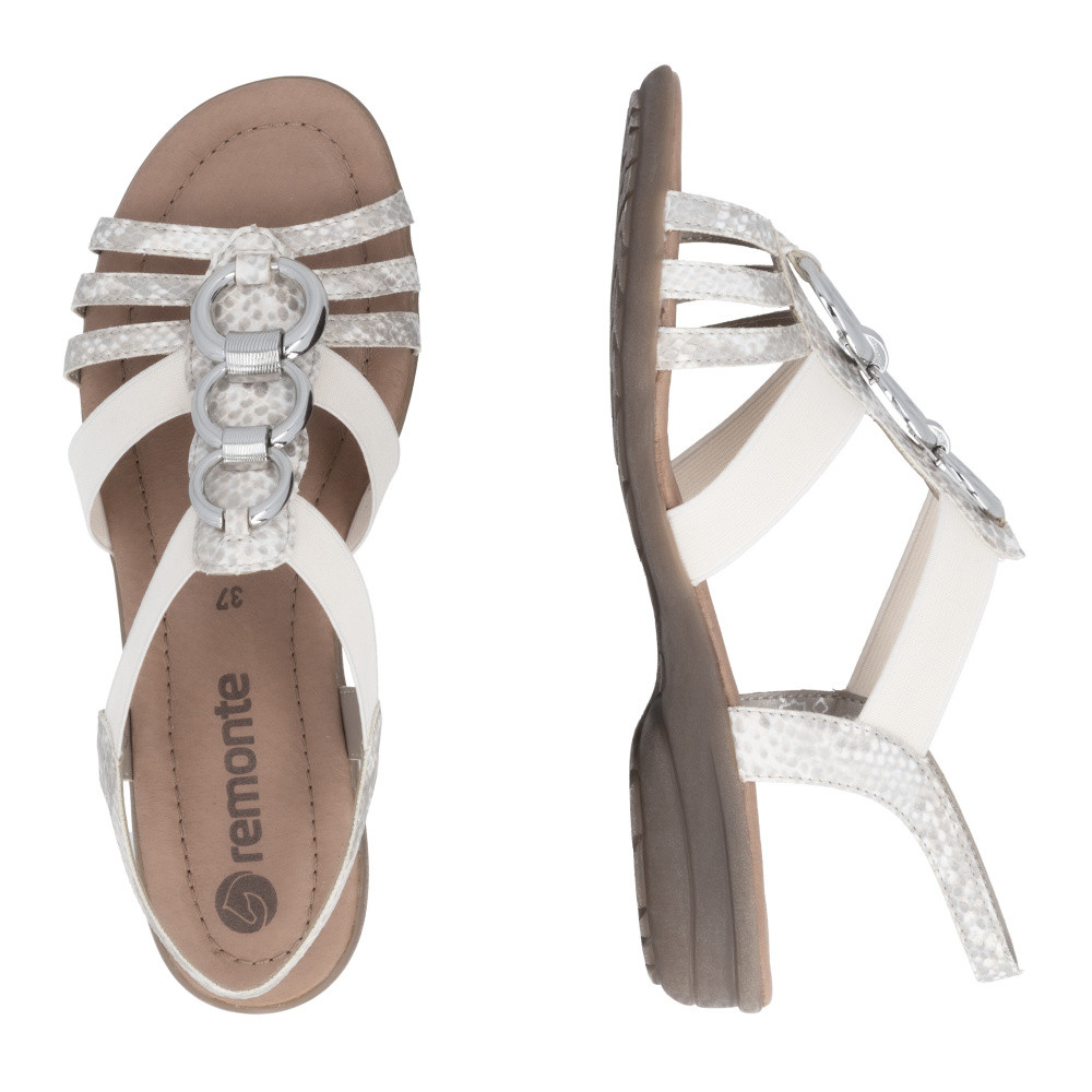 detail Dámské sandály REMONTE R3605-90 béžová S6