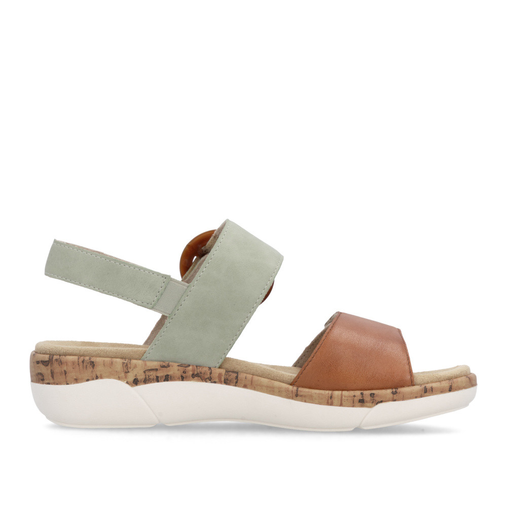 detail Dámské sandály REMONTE R6853-24 hnědá S6