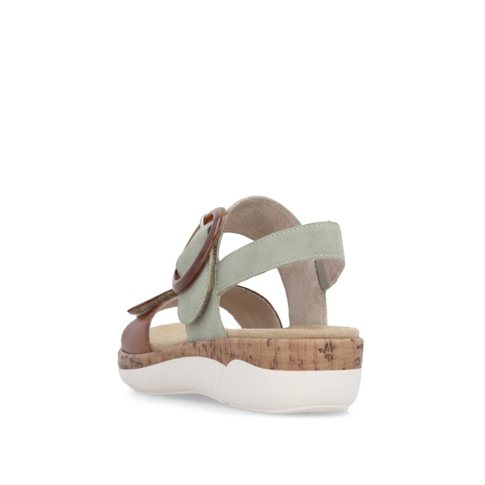 detail Dámské sandály REMONTE R6853-24 hnědá S6