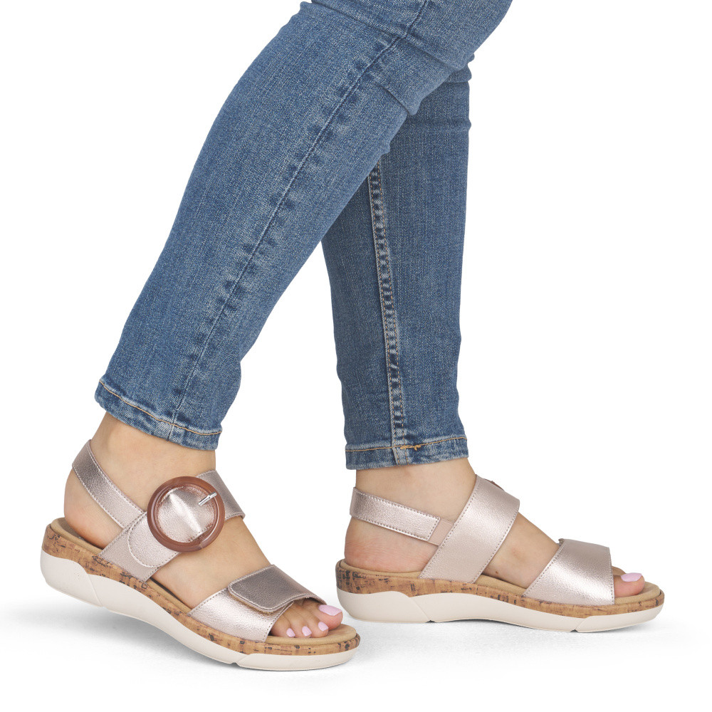 detail Dámské sandály REMONTE R6853-93 růžová S6