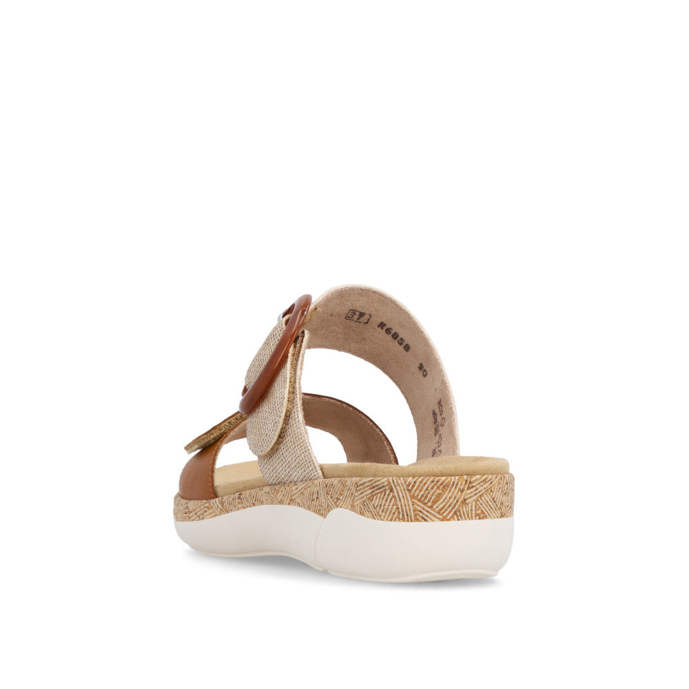 detail Dámské nazouváky REMONTE R6858-90 hnědá S6