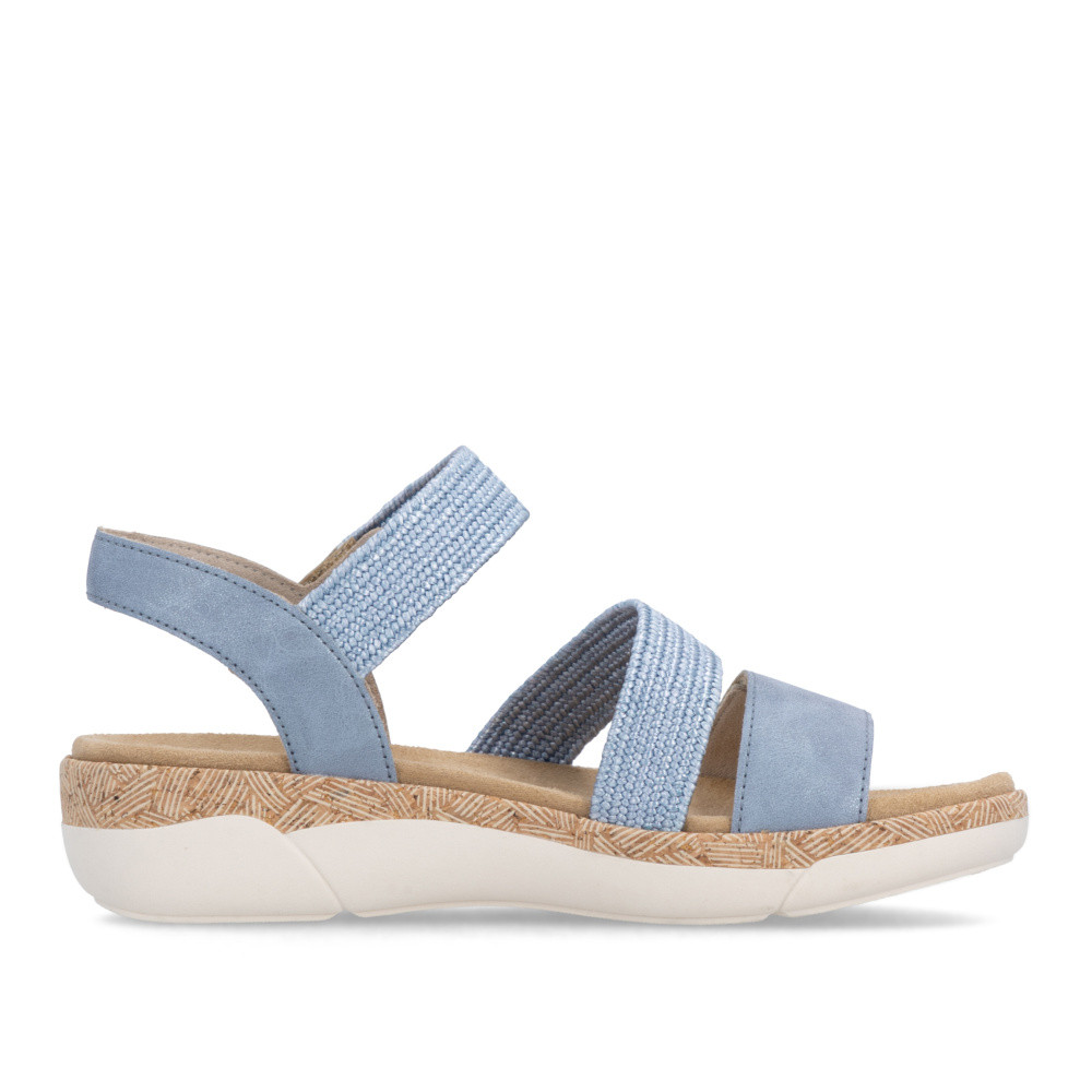 detail Dámské sandály REMONTE R6861-12 modrá S6