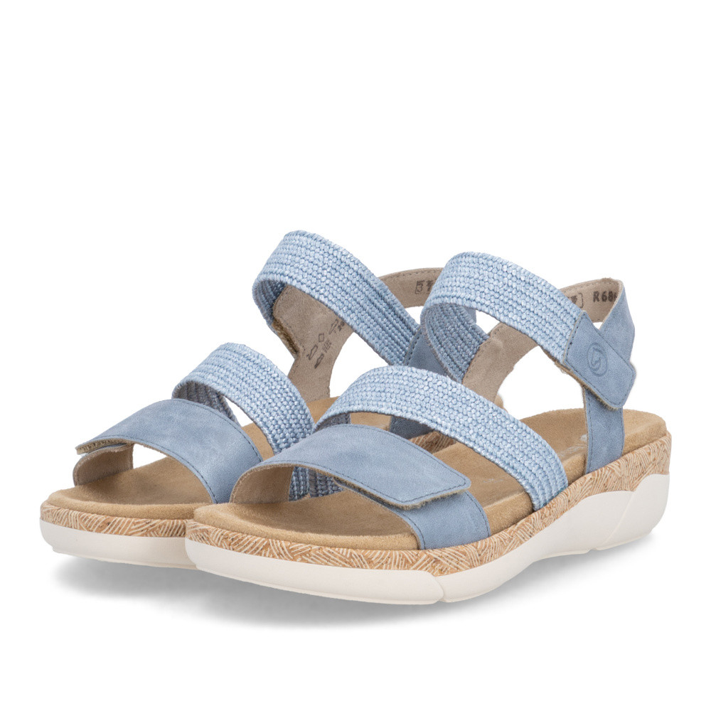 detail Dámské sandály REMONTE R6861-12 modrá S6