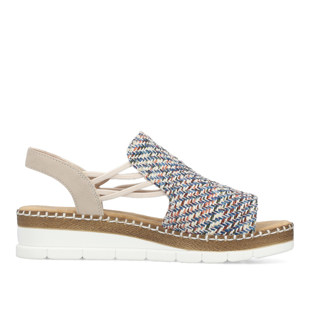 detail Dámské sandály RIEKER V1241-93 modrá S6