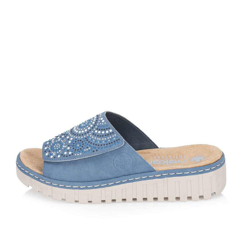 detail Dámské nazouváky RIEKER V1395-14 modrá S6