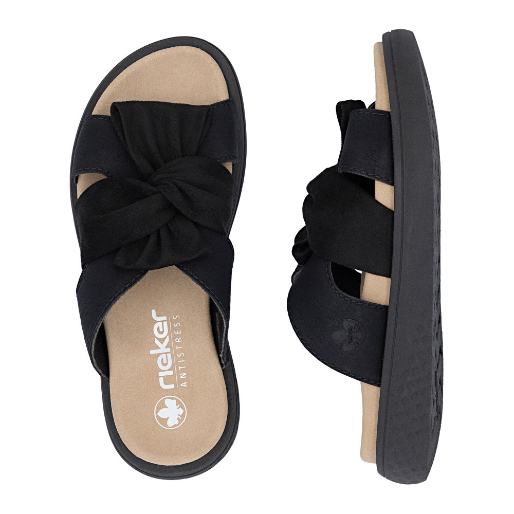 detail Dámské nazouváky RIEKER V1550-00 černá S6