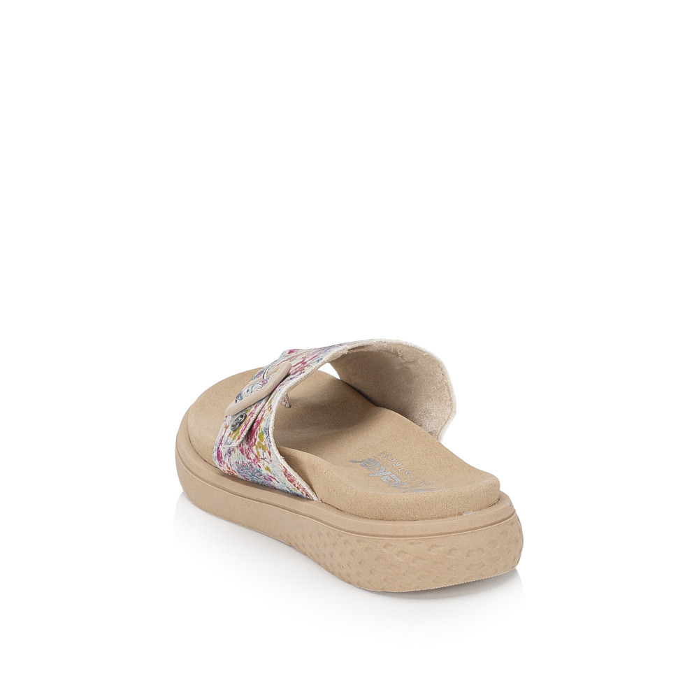 detail Dámské žabky RIEKER V1560-90 bílá S6