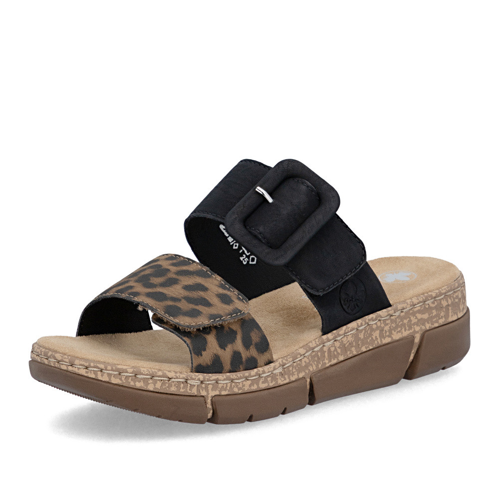 detail Dámske šľapky RIEKER V2392-24 hnedá S6