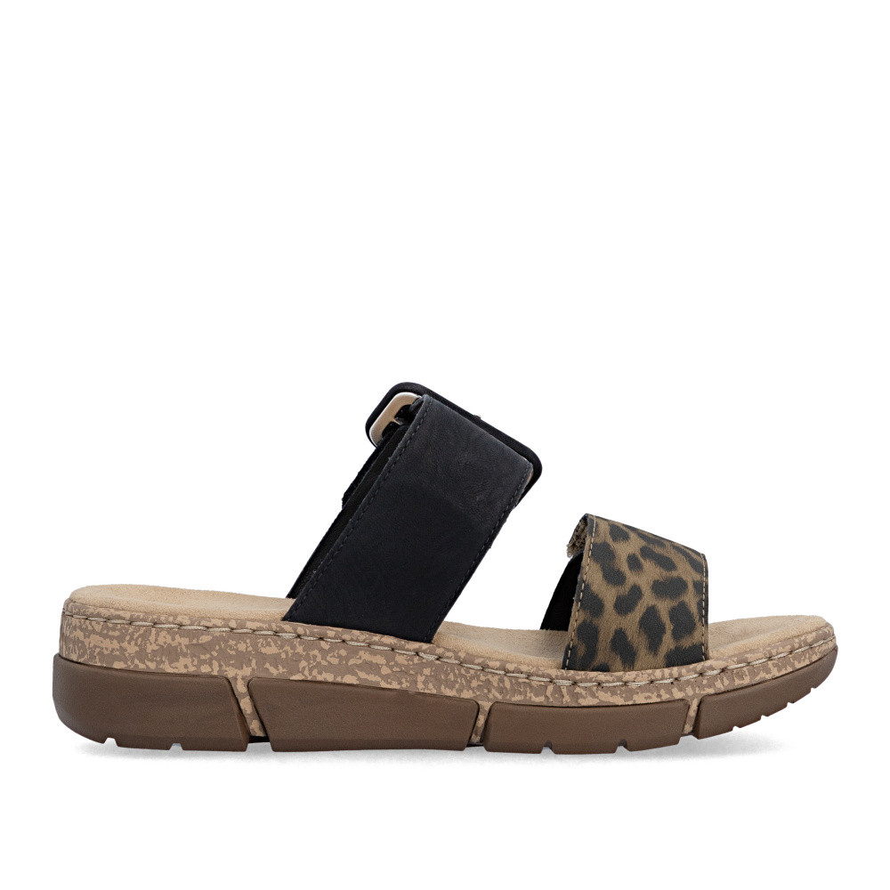 detail Dámske šľapky RIEKER V2392-24 hnedá S6