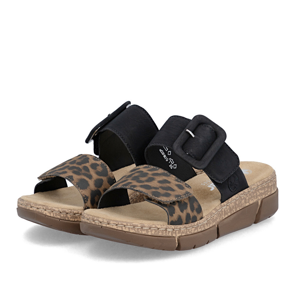 detail Dámske šľapky RIEKER V2392-24 hnedá S6