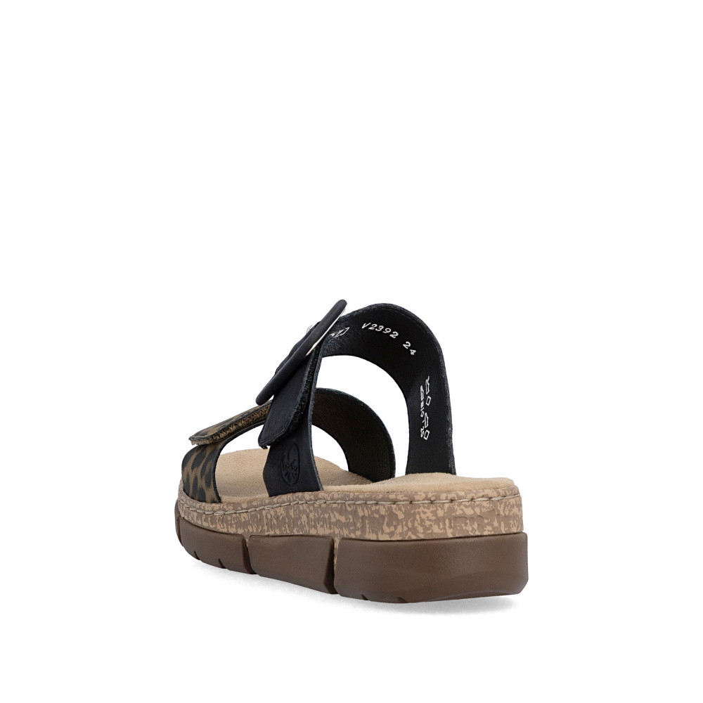 detail Dámske šľapky RIEKER V2392-24 hnedá S6