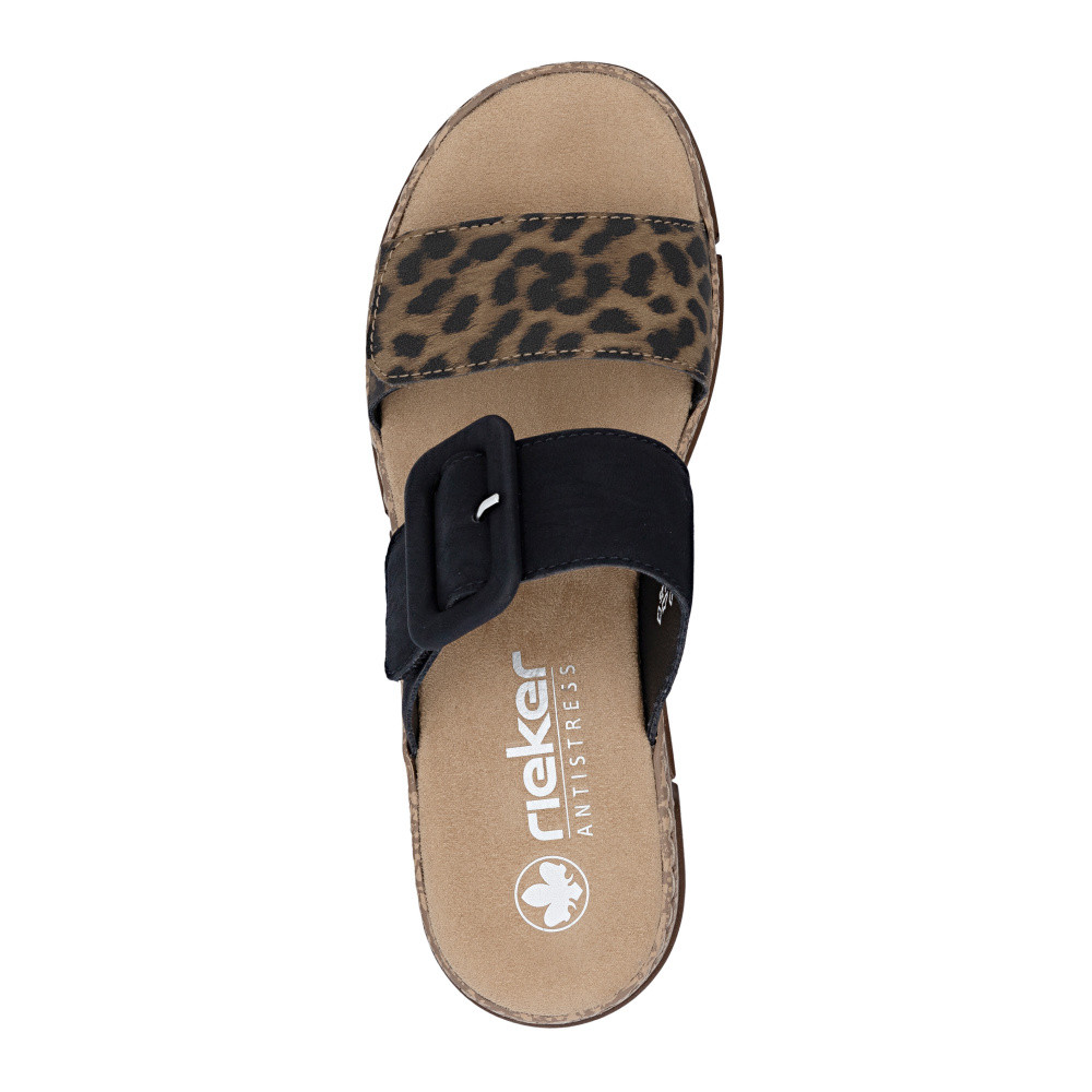 detail Dámske šľapky RIEKER V2392-24 hnedá S6