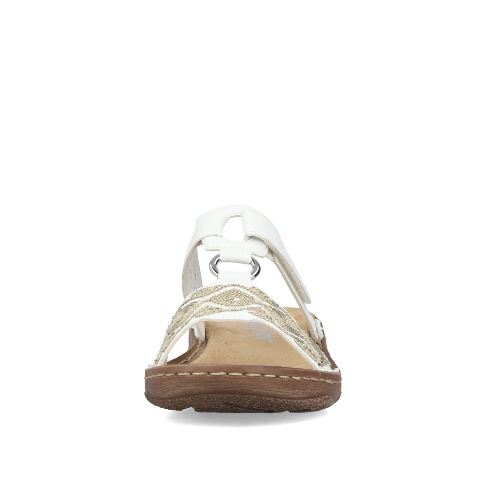 detail Dámské nazouváky RIEKER V2864-80 bílá S6